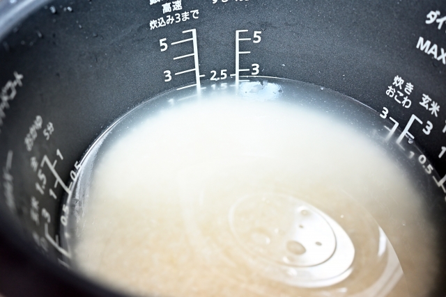 3合のお米を2合の水で炊くと？