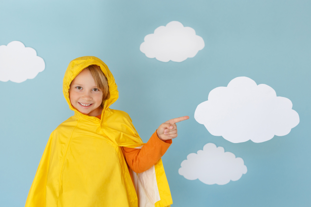 2歳のためのレインコート