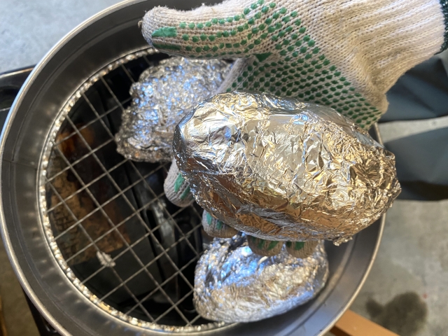 焼き芋の作り方