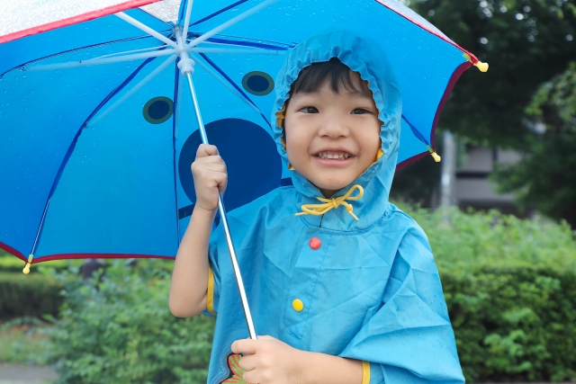 2歳の雨具選び