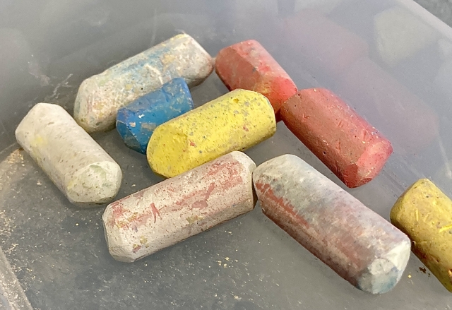 チョークの汚れ