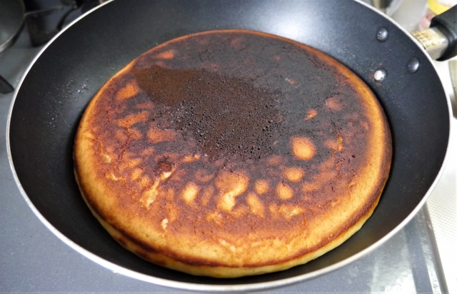 真ん中が焦げる原因