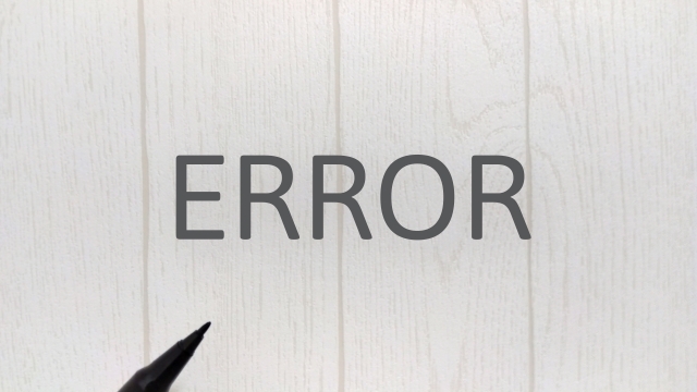 突然音が鳴る・エラー音