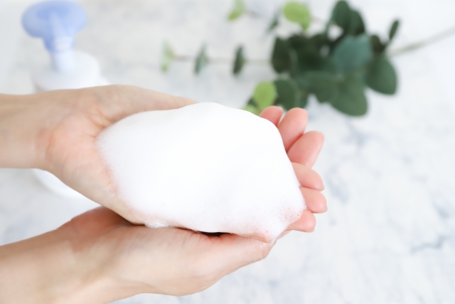 泡タイプと液体を間違えた時